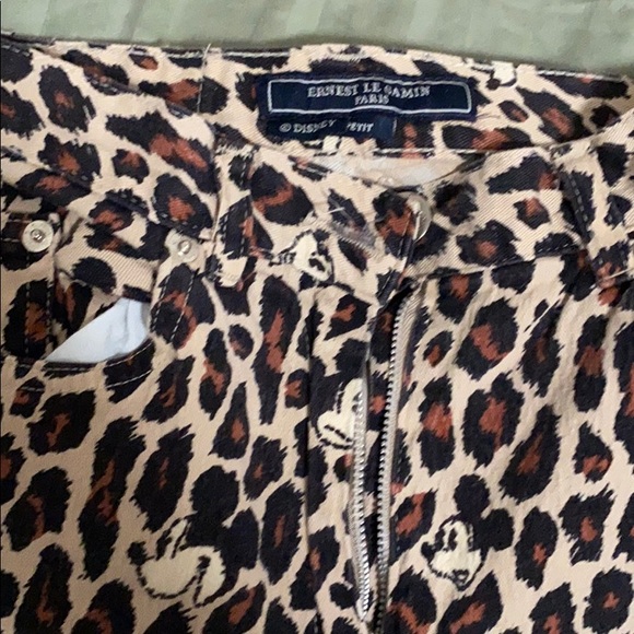 Ernest Le Gamin Disney leopard print jeans - Picture 4 of 7